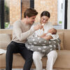 Momcozy Nursing Pillow Grey Clouds